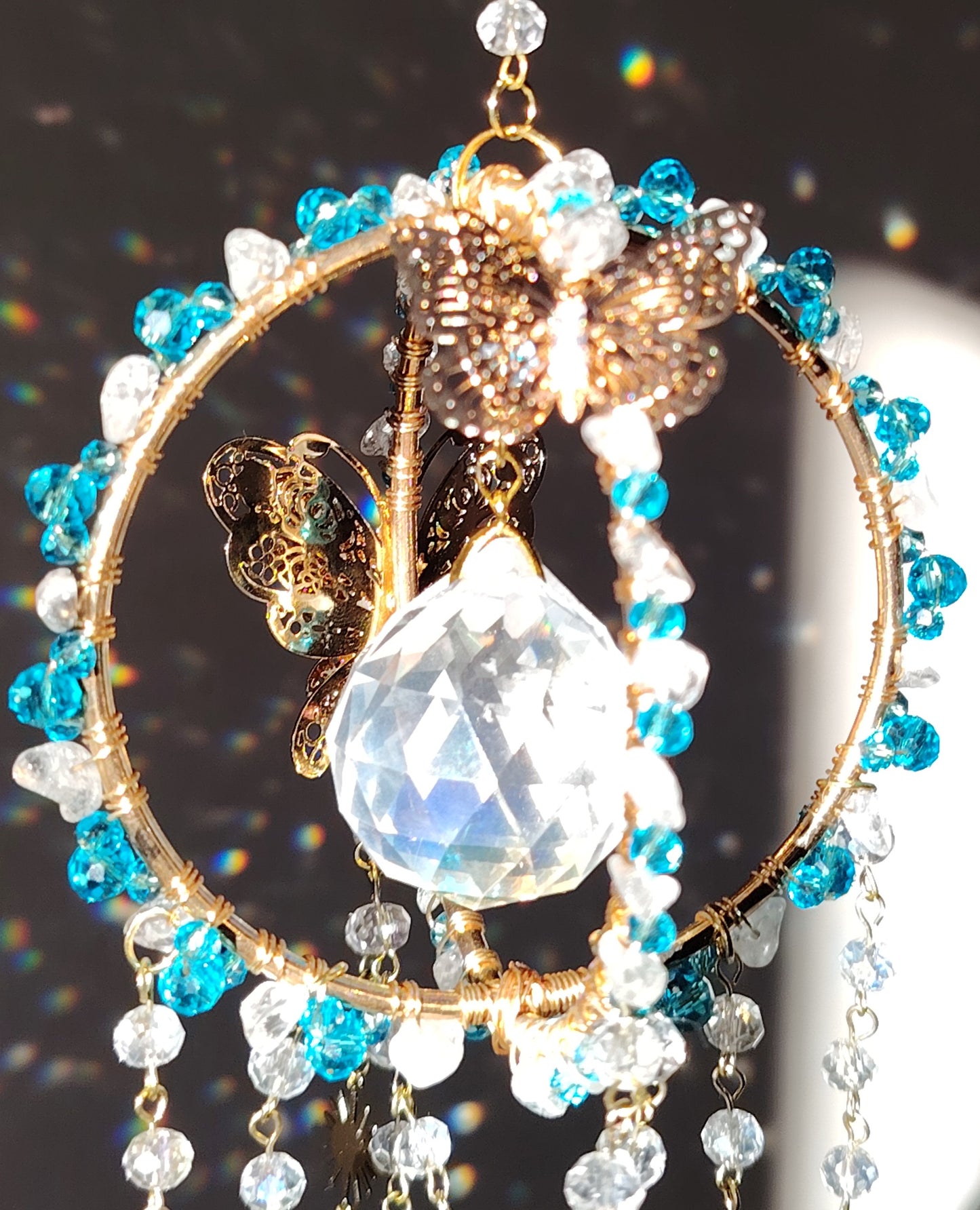 Ethereal Wings Suncatcher – Gateway to Light, Energy & Beauty ✨
