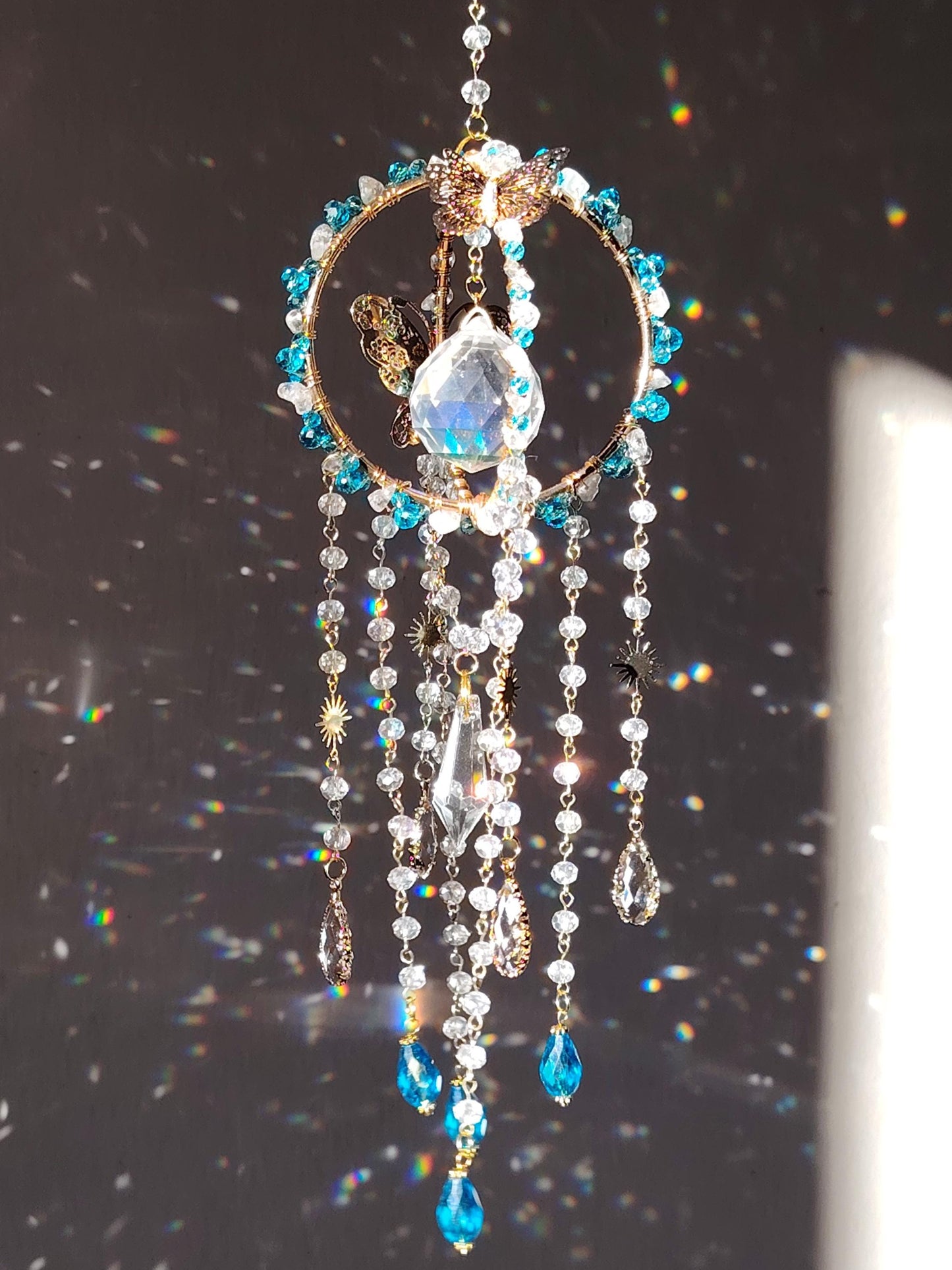 Ethereal Wings Suncatcher – Gateway to Light, Energy & Beauty ✨